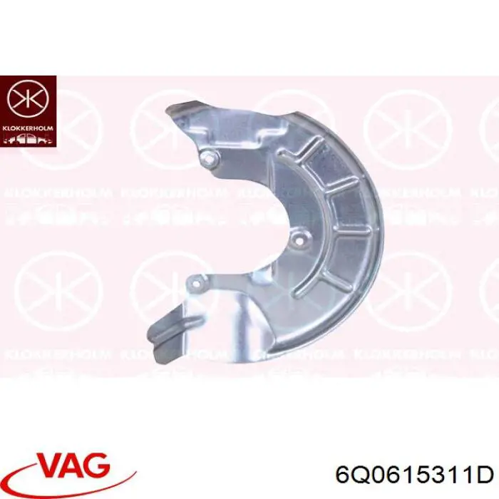 Protector del disco de freno delantero izquierdo VAG 6Q0615311D precio, desde 11,75 EUR