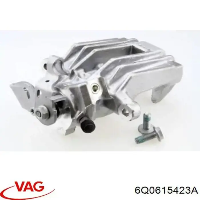 Pinza de freno trasera izquierda 6Q0615423A VAG