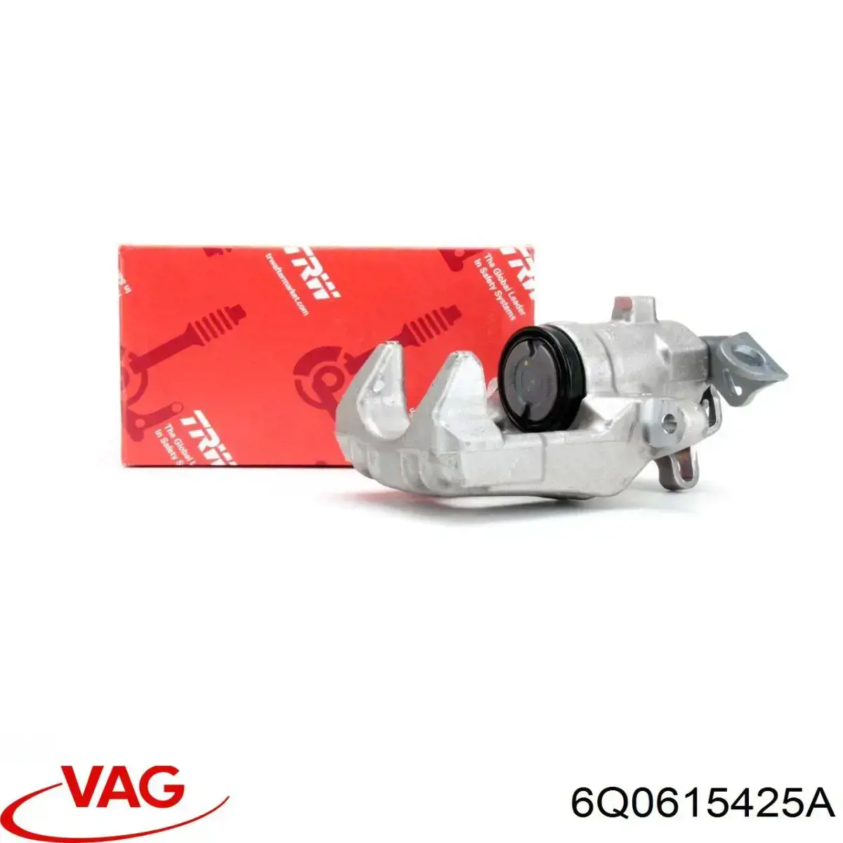 Soporte de la pinza de freno trasera 6Q0615425A VAG