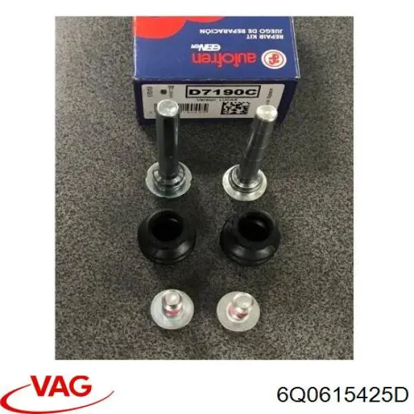 Soporte de la pinza de freno trasera 6Q0615425D VAG