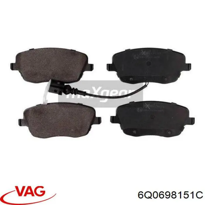 Pastillas de freno delanteras VAG 6Q0698151C