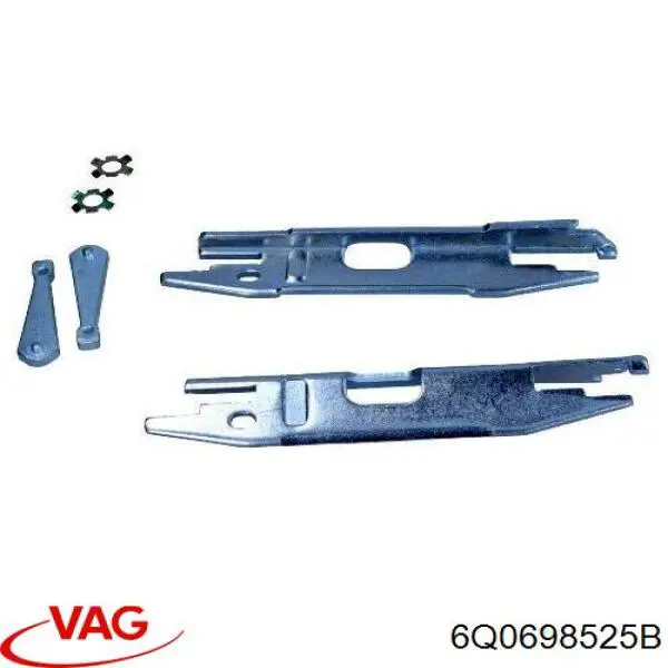 6Q0698525B VAG Zapatas de freno de tambor traseras