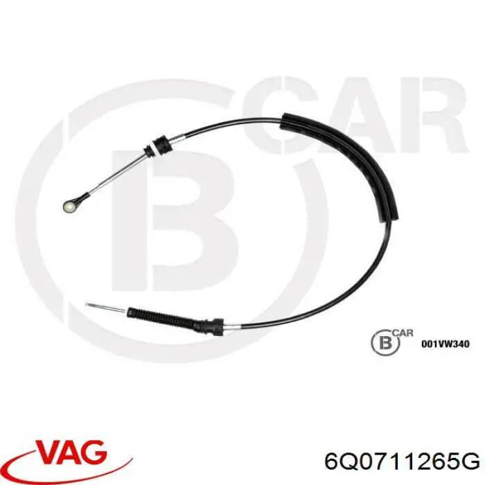 6Q0711265G VAG cable de caja de cambios