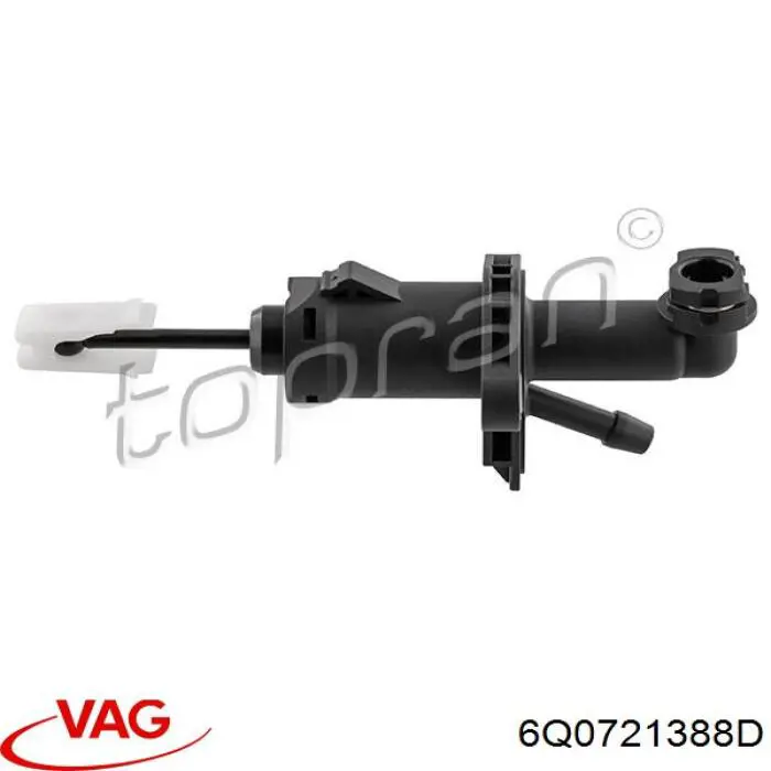 Cilindro maestro de embrague 6Q0721388D VAG