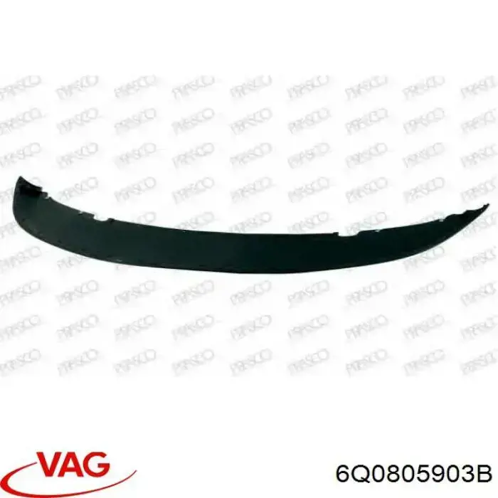 Comprar 6Q0805903B VAG Alerón parachoques delantero