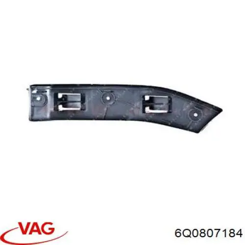 6Q0807184 VAG soporte de parachoques delantero derecho