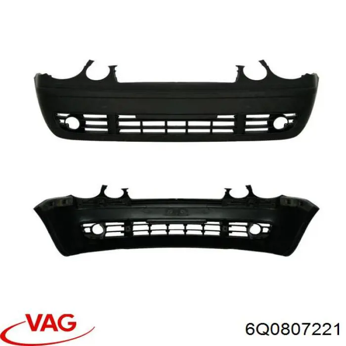 Parachoques delantero VAG 6Q0807221 precio, desde 117,35 EUR