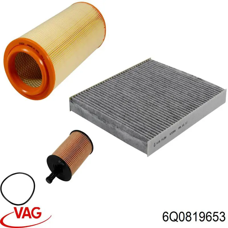 Filtro de cabina VAG 6Q0819653 precio, desde 12,58 EUR
