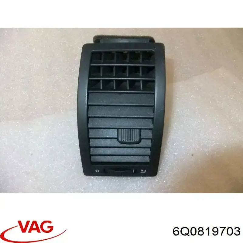 Rejilla de ventilación izquierda del salpicadero VAG 6Q0819703 precio, desde 34,85 EUR