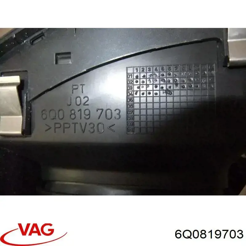 Comprar 6Q0819703 VAG Rejilla de ventilación izquierda del salpicadero