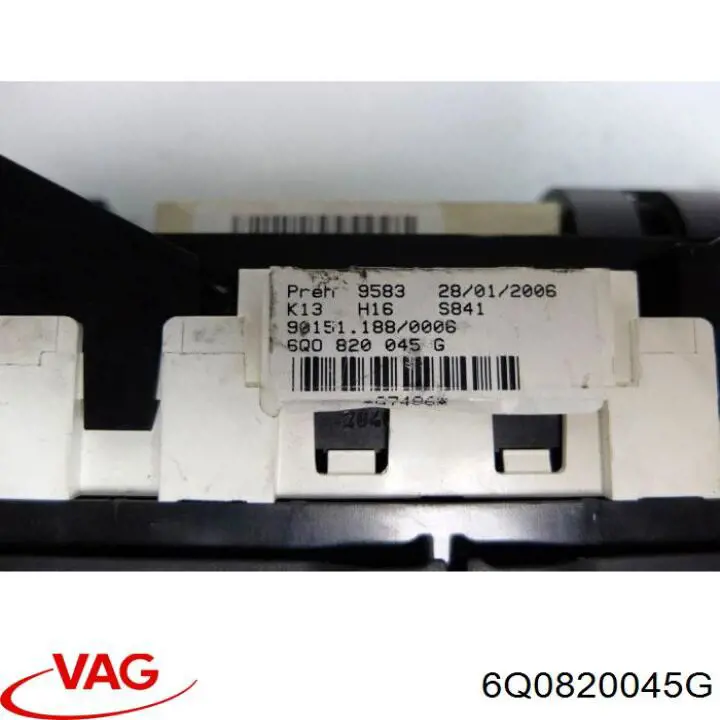 Módulo de modos de calefacción/aire acondicionado VAG 6Q0820045G precio, desde 37,75 EUR