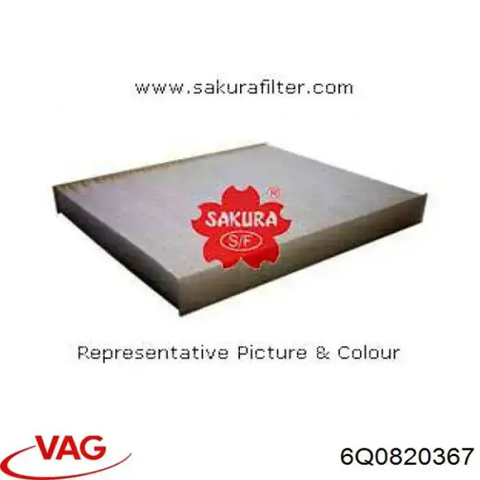 6Q0820367 VAG Filtro antipolen