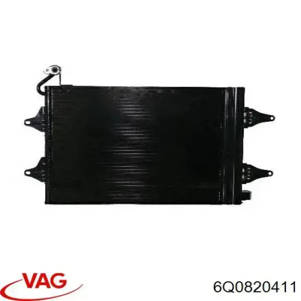 6Q0820411 VAG condensador aire acondicionado