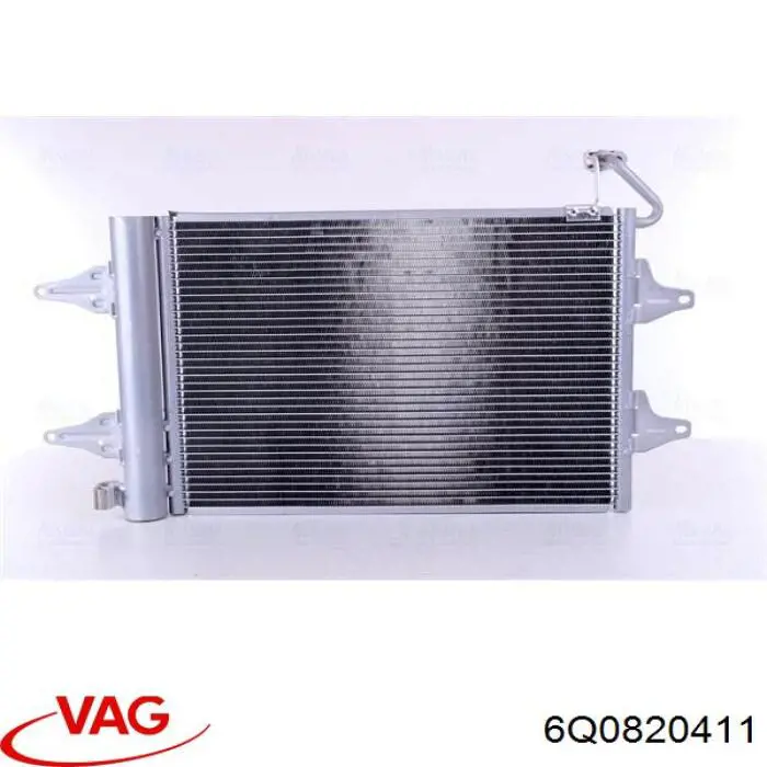 Condensador aire acondicionado 6Q0820411 VAG