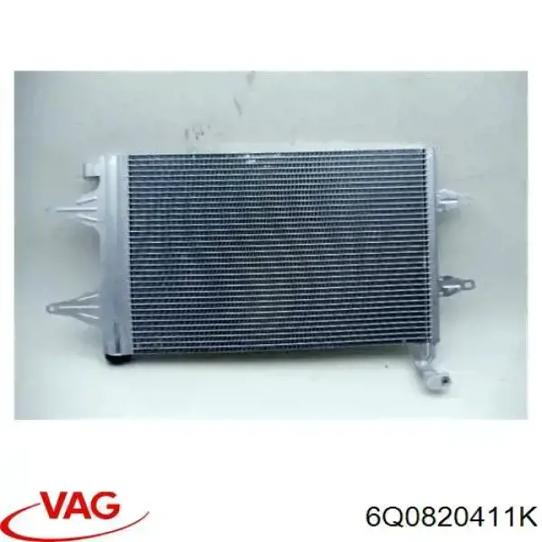 6Q0820411K VAG condensador aire acondicionado