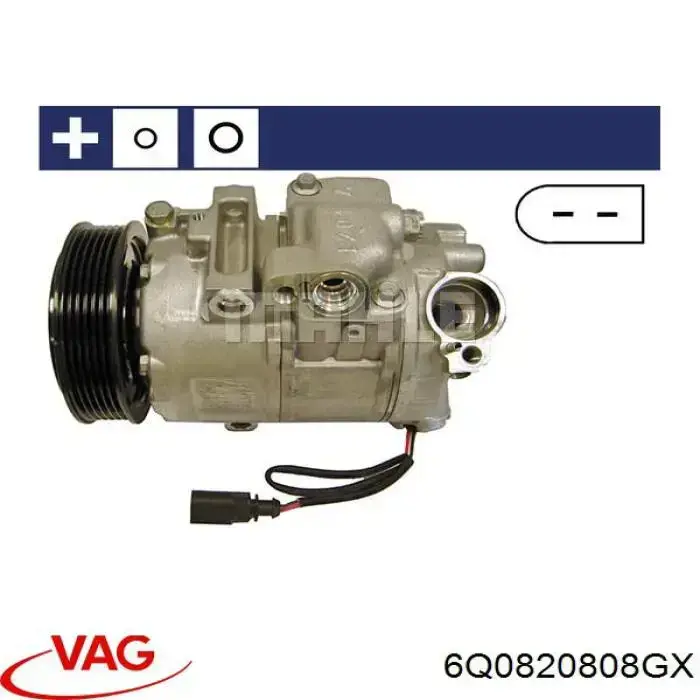 Comprar 6Q0820808GX VAG Compresor de aire acondicionado coche