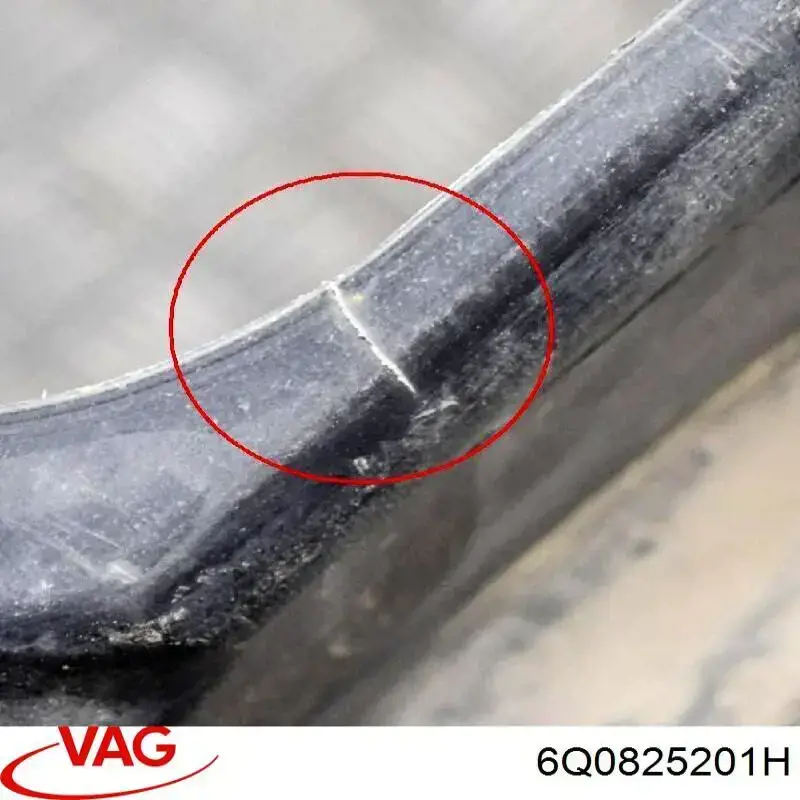 Protección inferior izquierda VAG 6Q0825201H