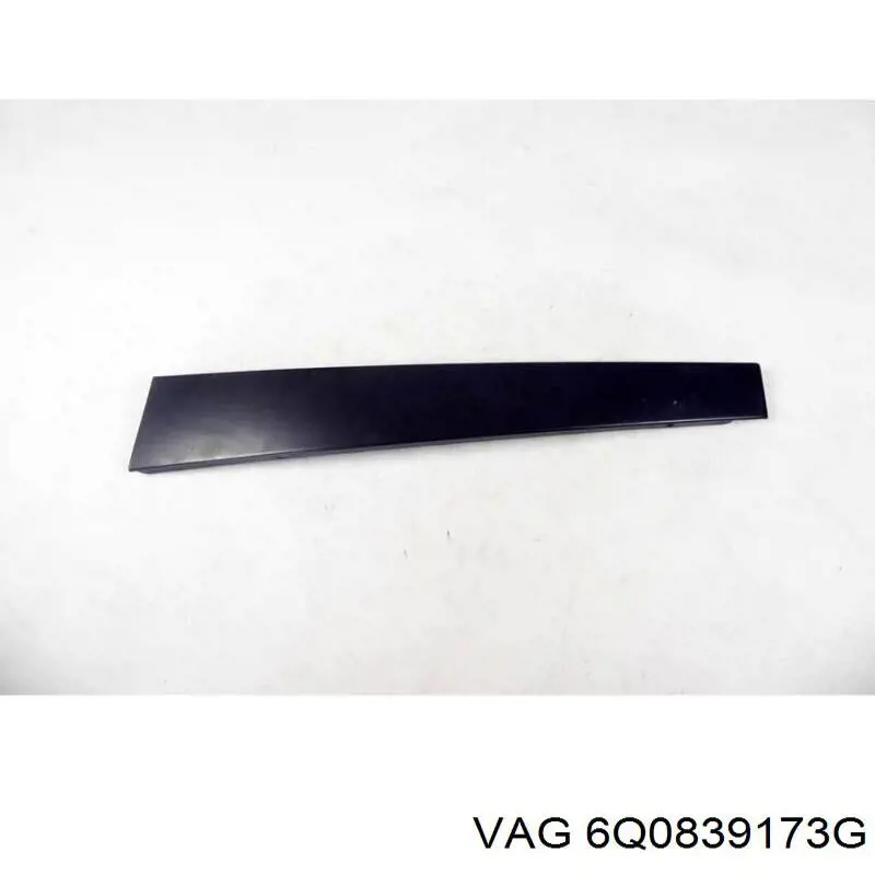 Manija interior de puerta trasera izquierda 6Q0839173G VAG