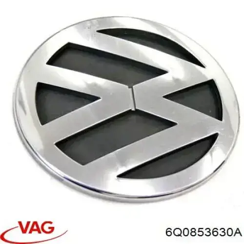 6Q0853630A VAG Logotipo de tapa de maletero