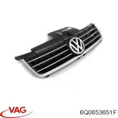 6Q0853651F VAG panal de radiador