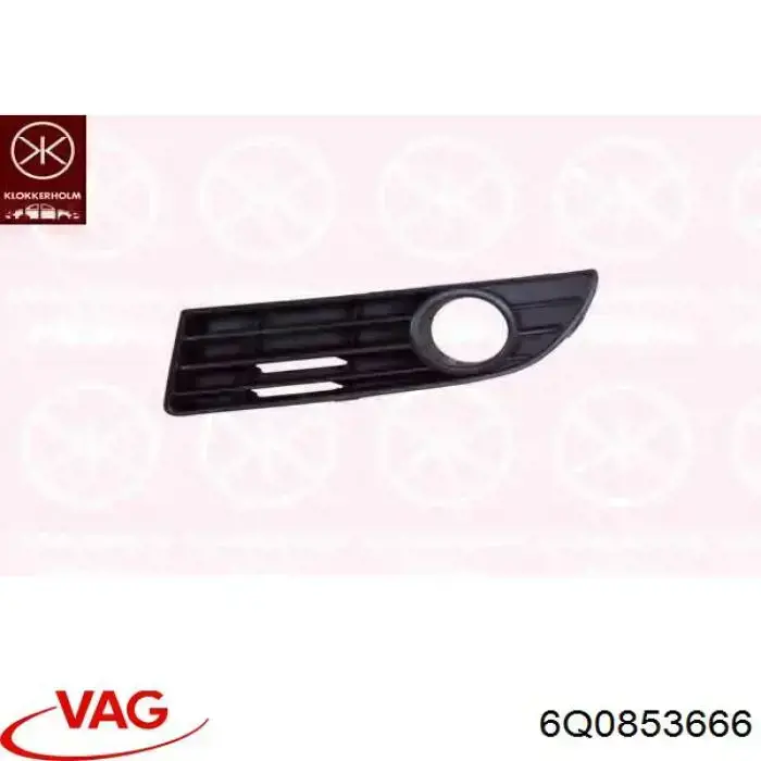Rejilla derecha del parachoques delantero Jumasa 22025549