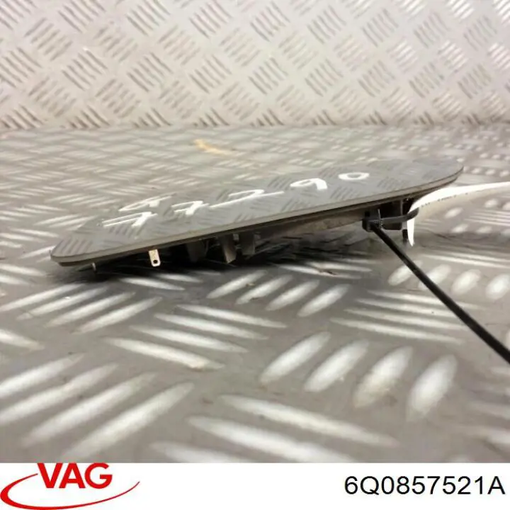 Cristal de espejo retrovisor exterior izquierdo 6Q0857521A VAG