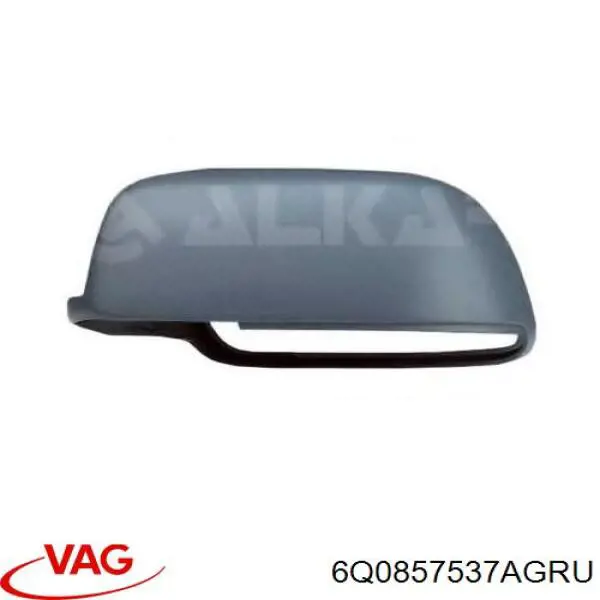Comprar 6Q0857537AGRU VAG Cubierta De Espejo Retrovisor Izquierdo
