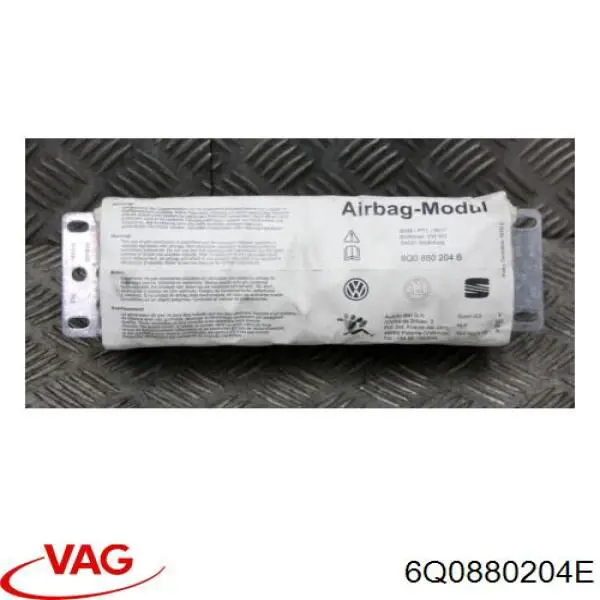 6Q0880204E VAG airbag para pasajero