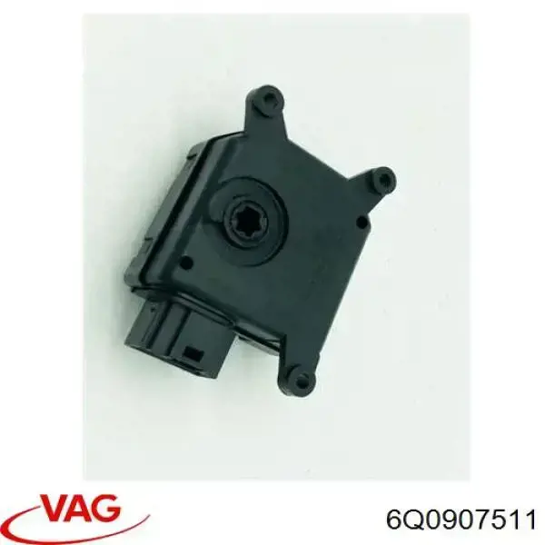 Actuador de compuerta de la calefacción 6Q0907511 VAG