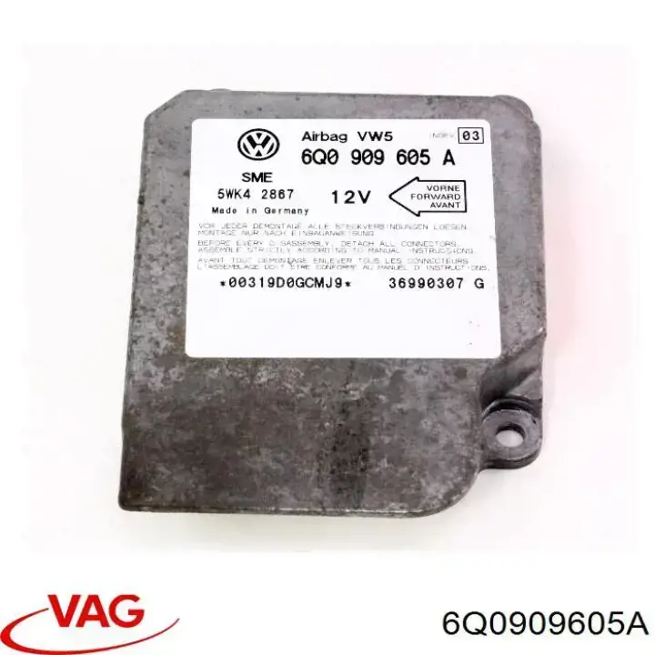Comprar 1C0909605A02P VAG Módulo de control de airbag
