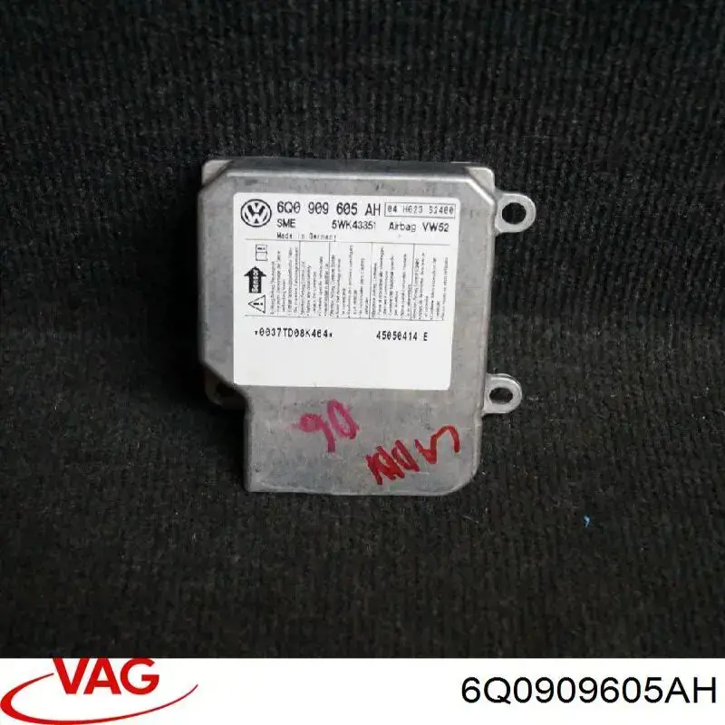 Módulo de control de airbag VAG 6Q0909605AH precio, desde 103,09 EUR