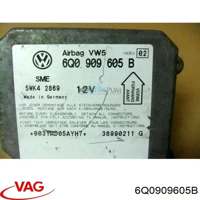 Módulo de control de airbag VAG 6Q0909605B precio, desde 31,87 EUR