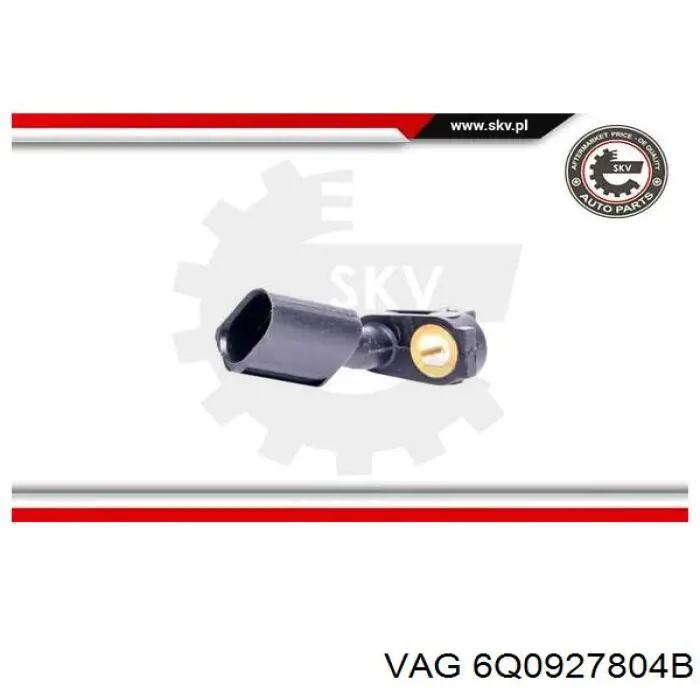Comprar 6Q0927804B VAG Sensor ABS delantero derecho