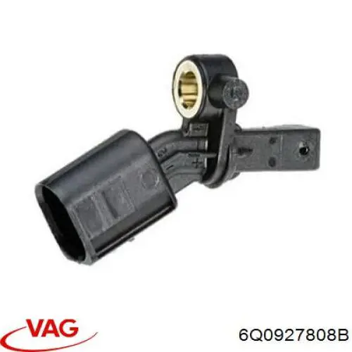 6Q0927808B VAG Sensor ABS, rueda trasera derecha