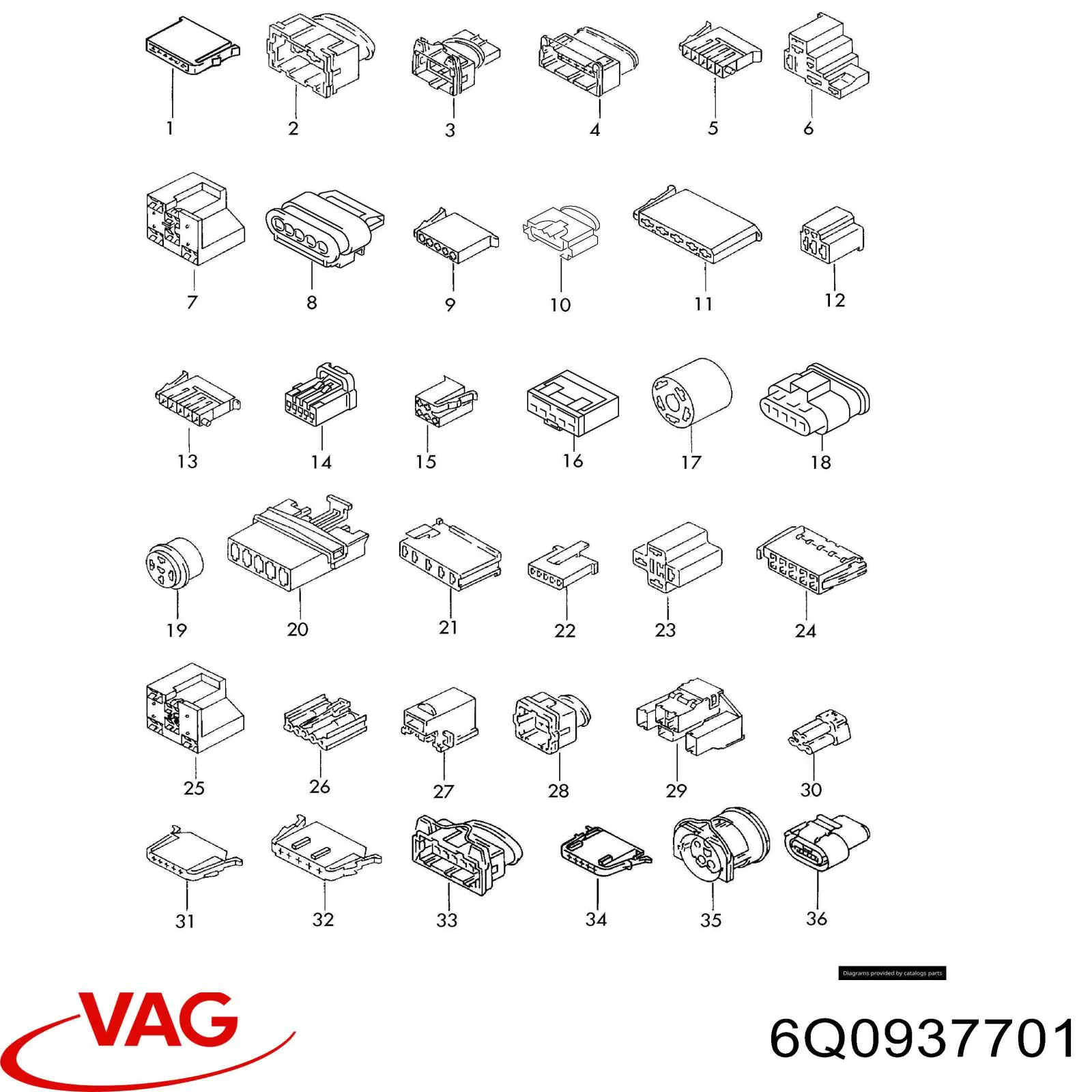  VAG 6Q0937701 precio, desde 14,34 EUR