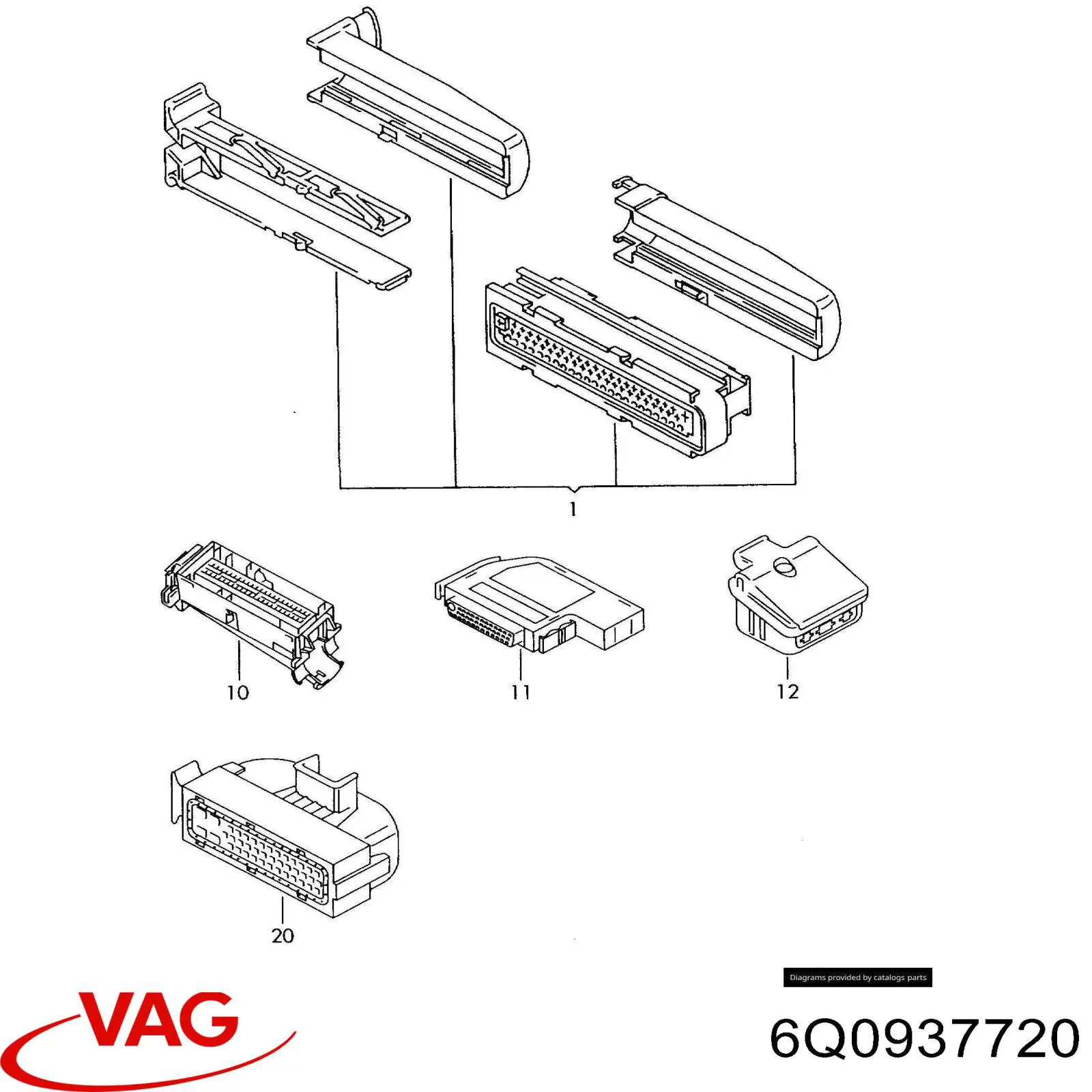  VAG 6Q0937720 precio, desde 7,03 EUR