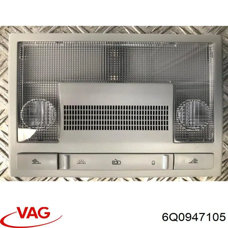 6Q0947105 VAG Luz de techo interior (cabina)