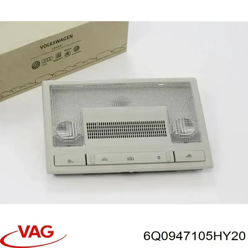Luz de techo interior (cabina) VAG 6Q0947105CY20 precio, desde 46,46 EUR
