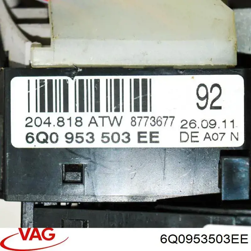 Comprar 6Q0953503EE VAG Conmutador columna dirección