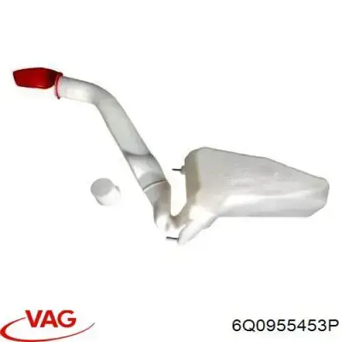 Depósito del agua de lavado, lavado de parabrisas Seat Ibiza 3 6L1