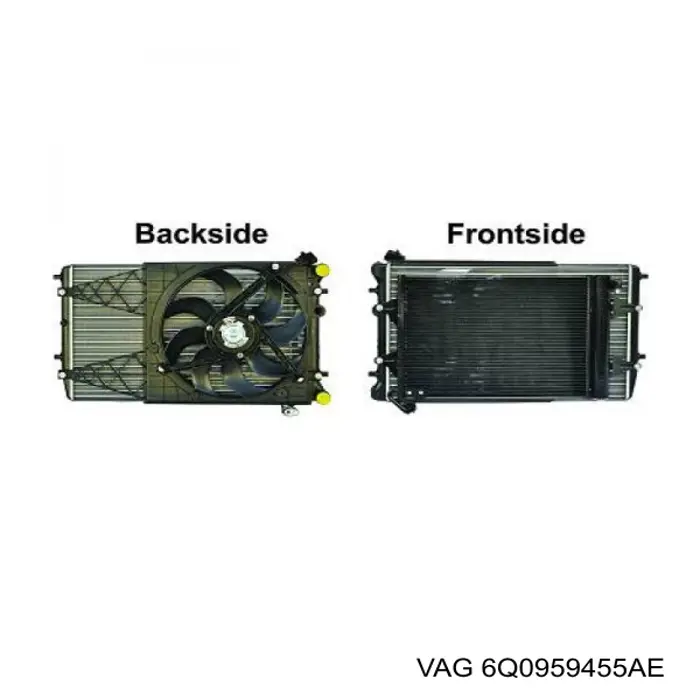 Ventilador del motor 6Q0959455AE VAG