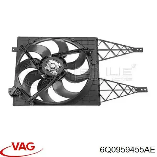 Ventilador de radiador VAG 6Q0959455AE precio, desde 65,39 EUR