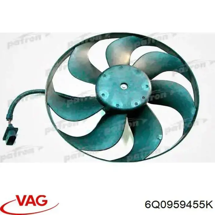 Ventilador de radiador VAG 6Q0959455K precio, desde 53,47 EUR