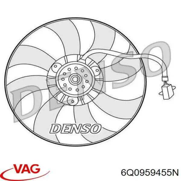 Comprar 6Q0959455N VAG Ventilador del motor