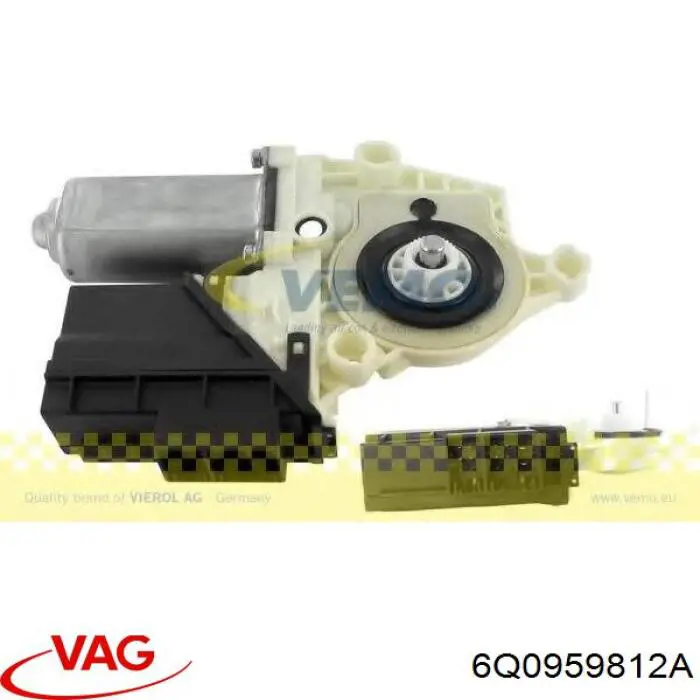 Motor del elevalunas de la puerta trasera derecha VAG 6Q0959812A precio, desde 53,72 EUR