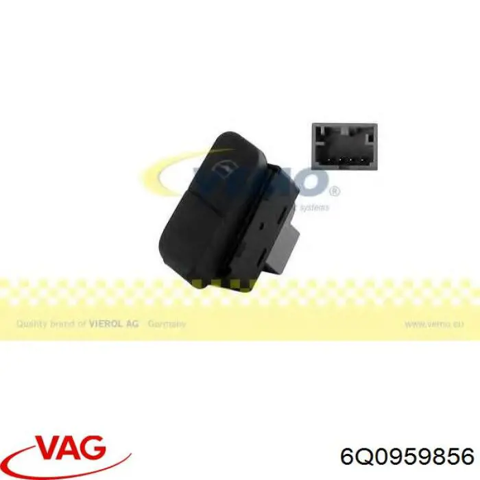 Comprar 6Q0959856 VAG Botón de encendido del motor del elevalunas trasero