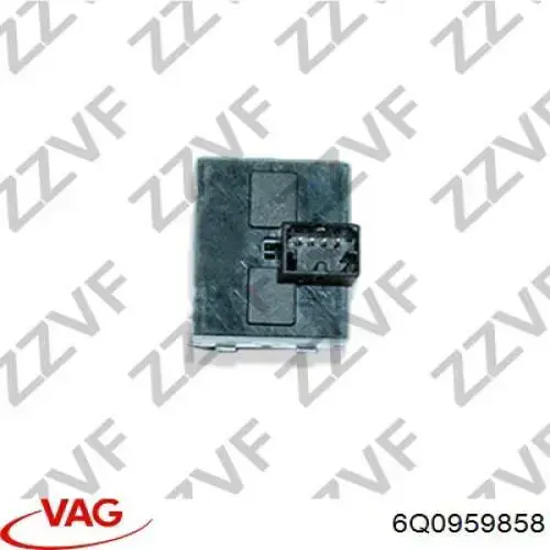 6Q0959858 VAG Unidad de control de elevalunas delantera izquierda