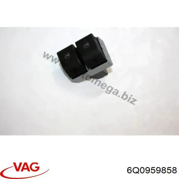 Comprar 6Q0959858 VAG Interruptor de elevalunas delantera izquierda