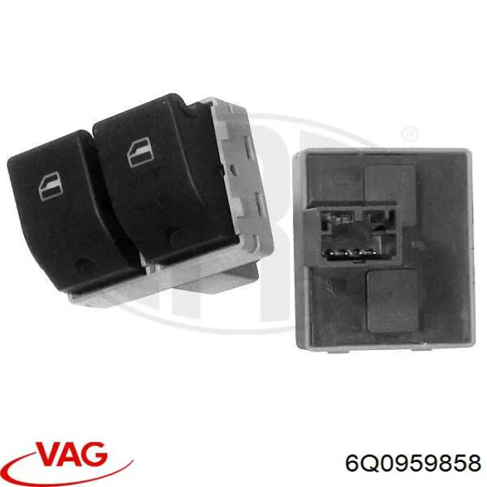 Unidad de control elevalunas delantera izquierda VAG 6Q0959858