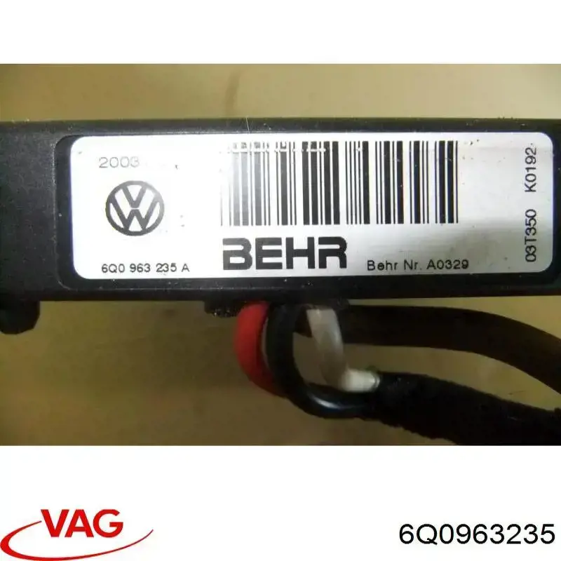 Comprar 6Q0963235 VAG Calentador eléctrico de aire para el sistema de calefacción del habitáculo
